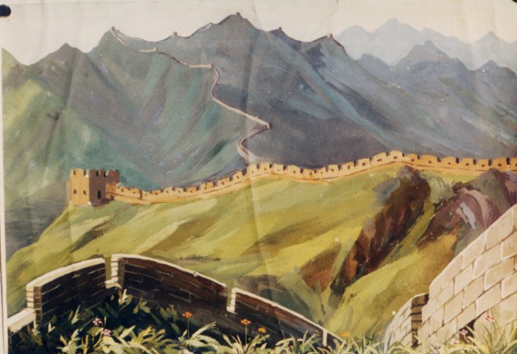 墙画长城