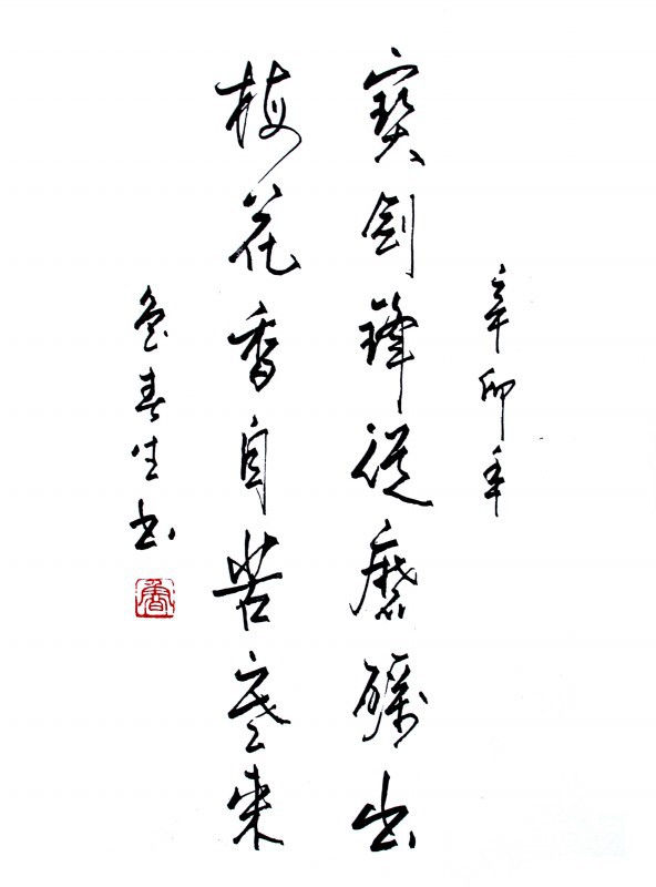 宝剑锋从磨砺出，梅花香自苦寒来